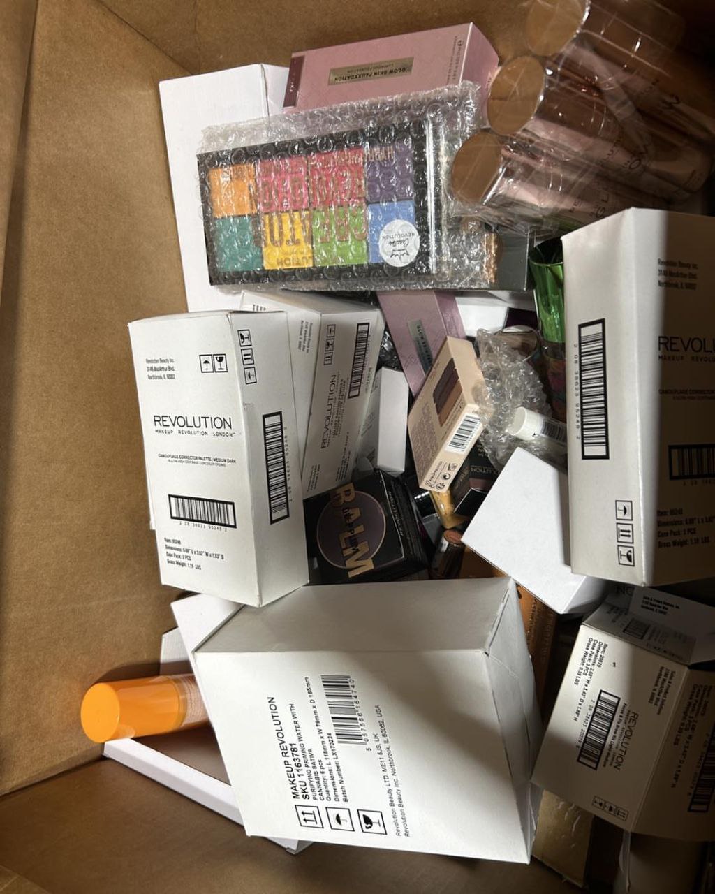 Revolution Makeup boxes