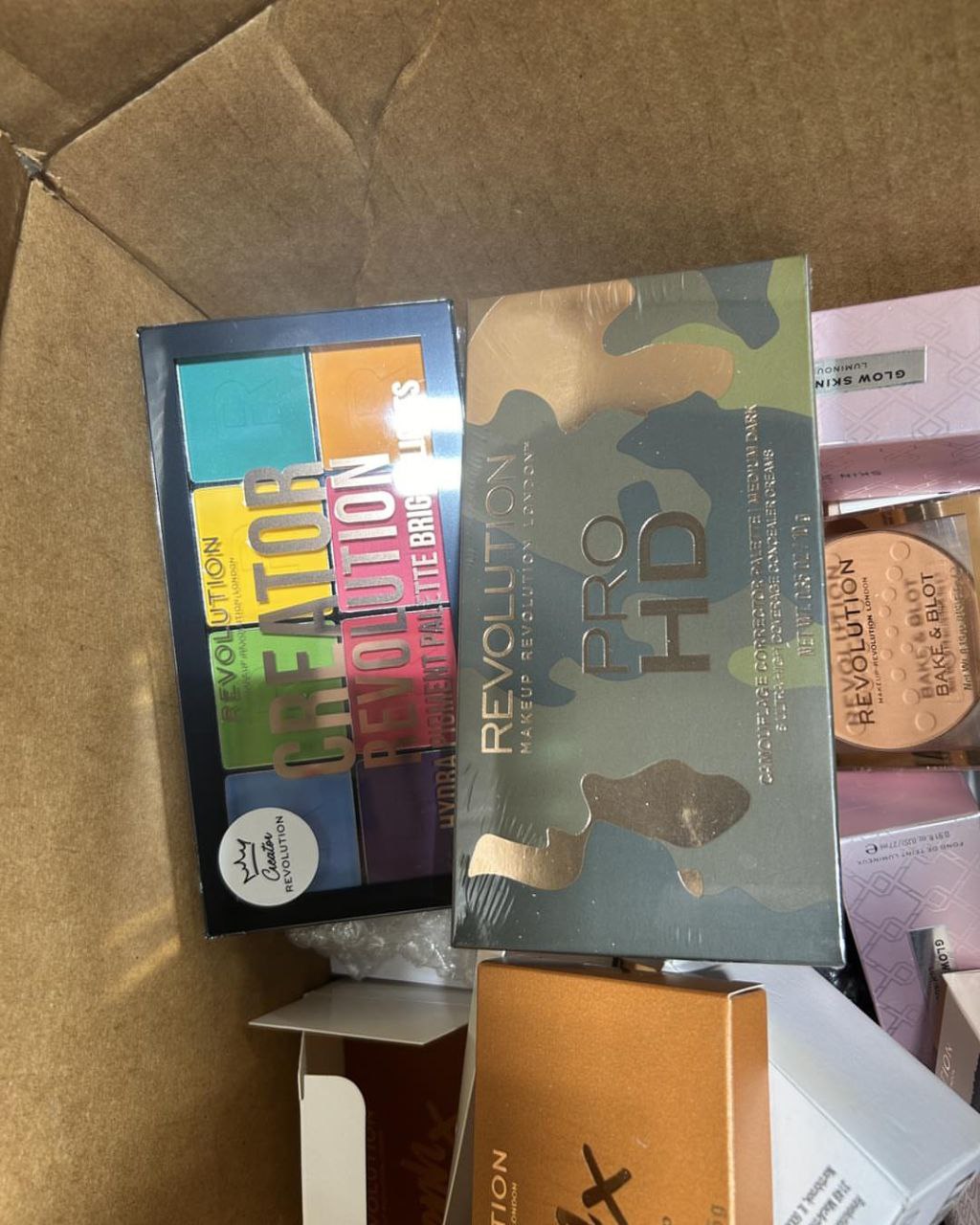 Revolution Makeup boxes