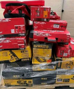 DeWALT and Milwaukee tools pallets