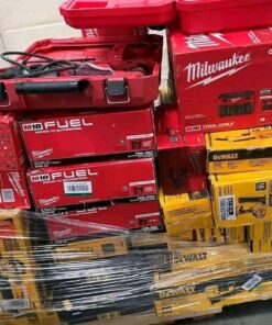 DeWALT and Milwaukee tools pallets