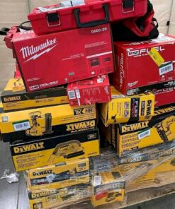 DeWALT and Milwaukee tools pallets