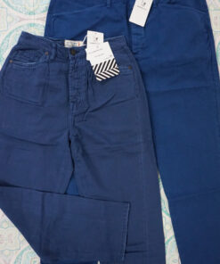 23pc FREE PEOPLE x Sandrine Rose Navy Jeans ~ 2 STYLES #29840A (A-1-2)