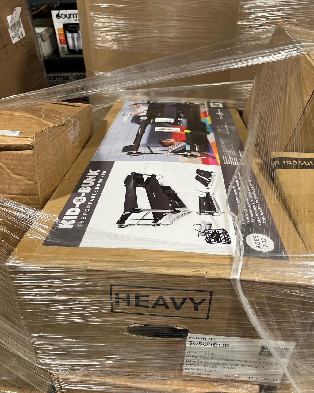 Amazon mediums pallets